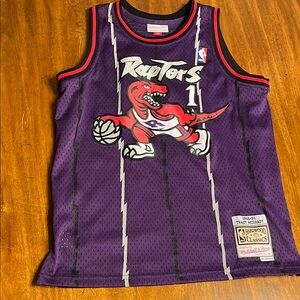 Mitchell & Ness Purple Raptors Basketball Jersey
